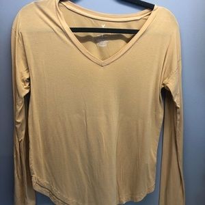 American Eagle yellow long sleeve